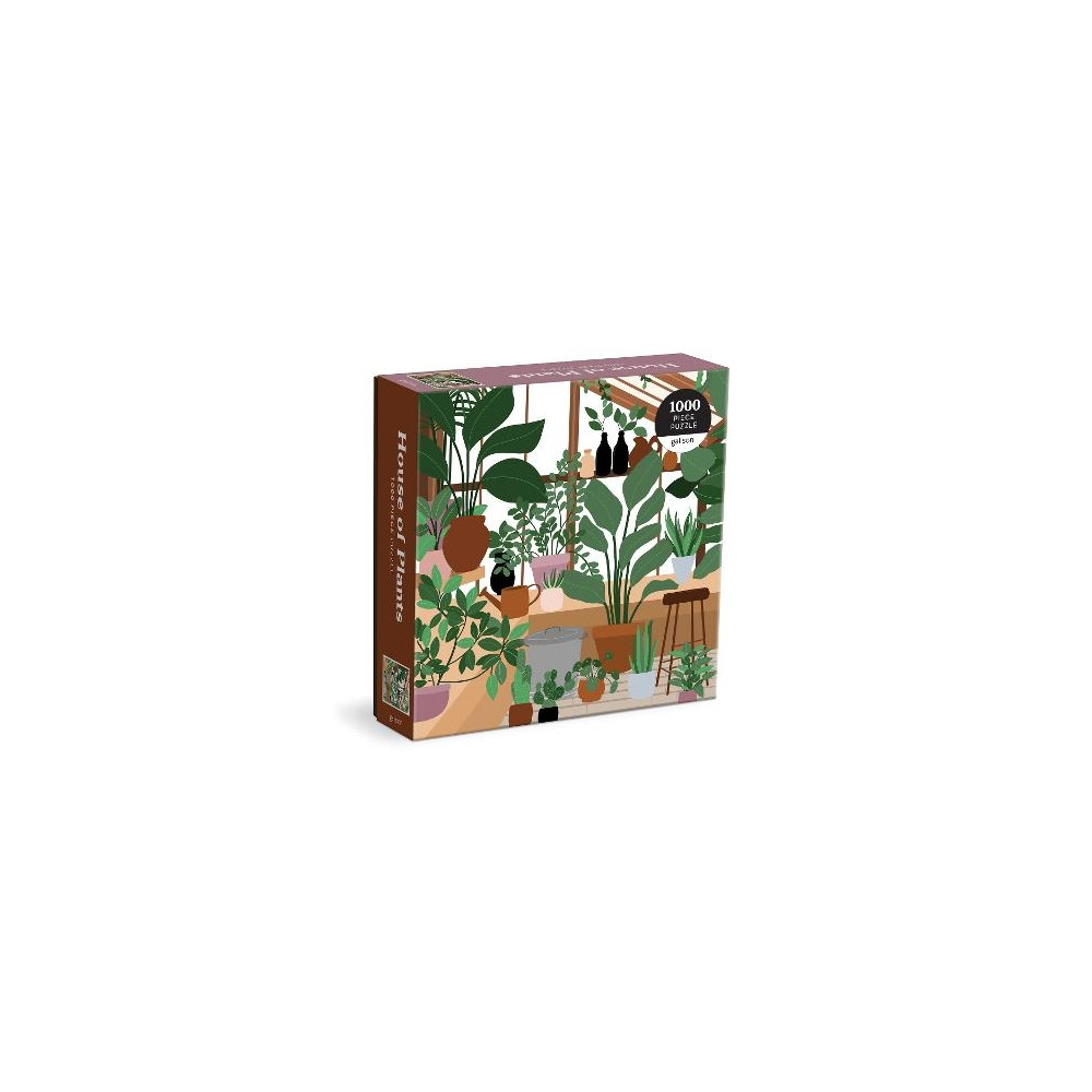 House of Plants 1000 Piece Puzzle in Square Box (bok, eng) - Galison