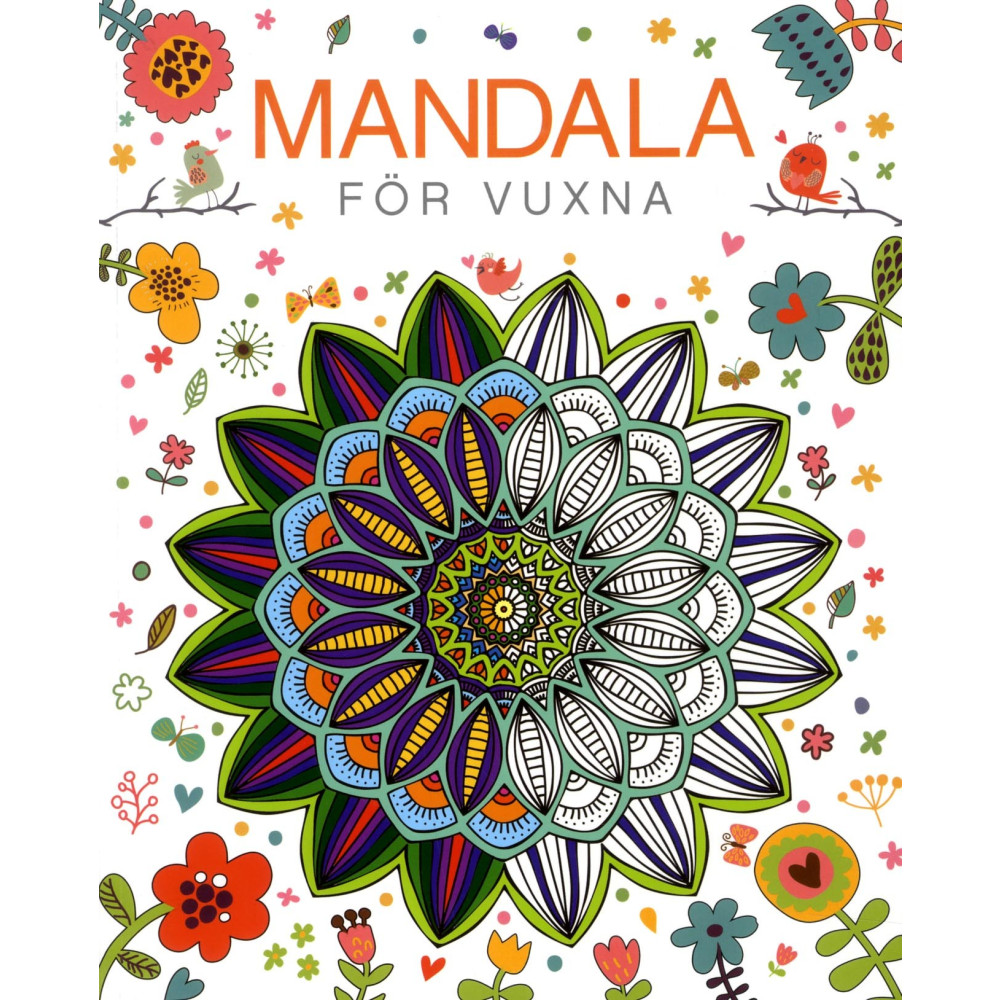 Mandala för vuxna (häftad)