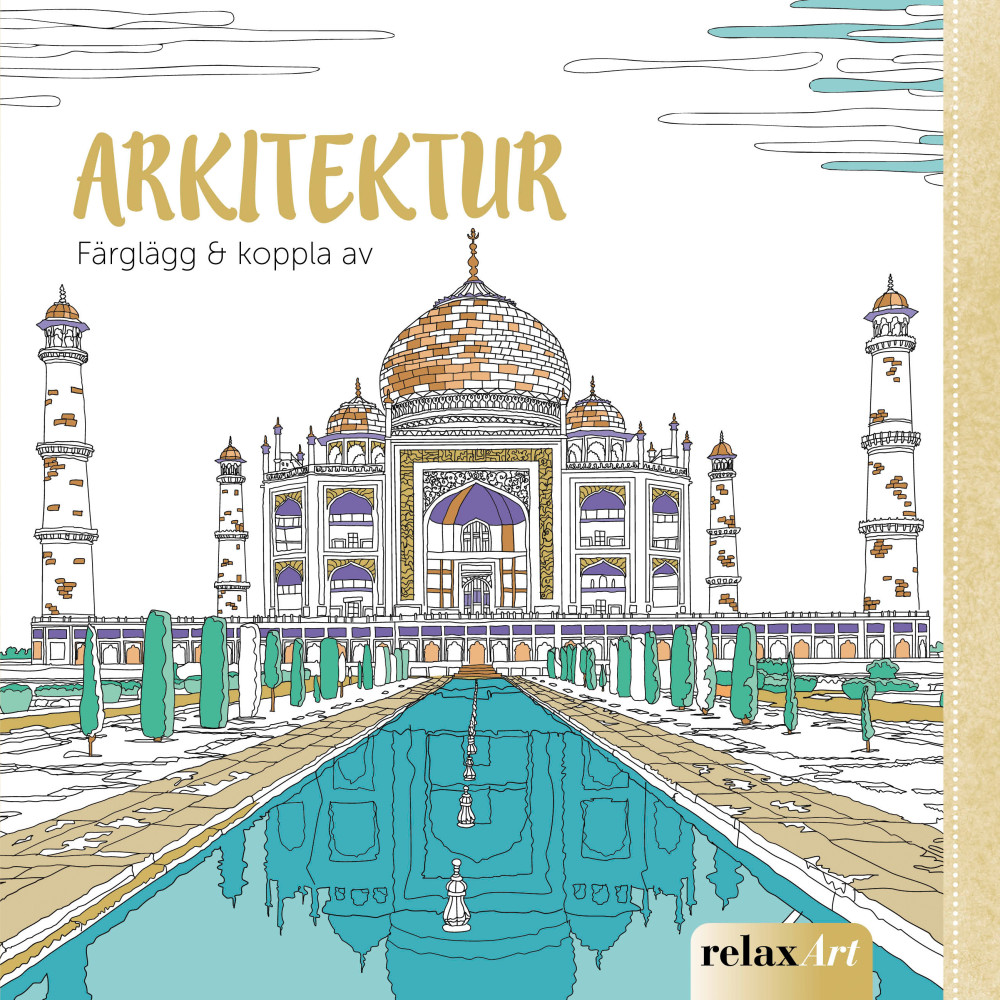 Färglägg & koppla av : Arkitektur (bok, danskt band) Stevali