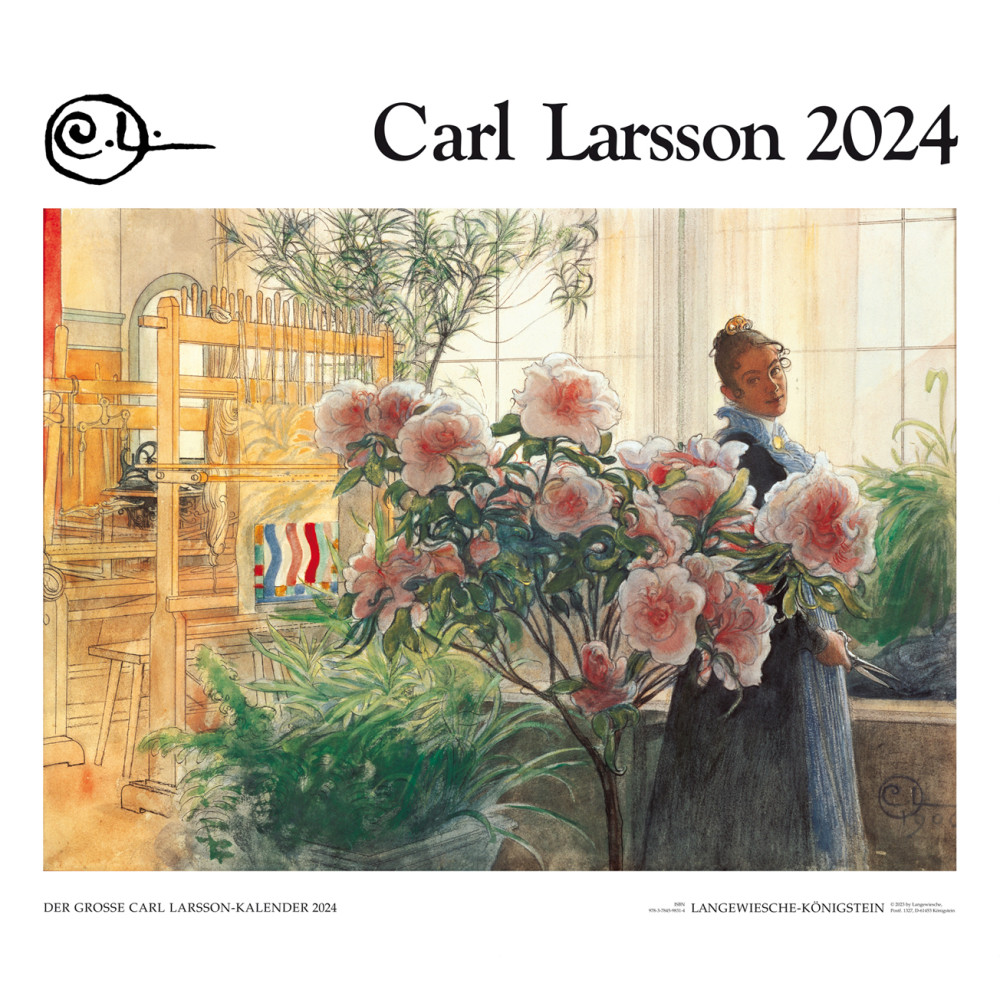 Stora Carl Larsson-kalendern 2024 (bok) Gidlunds förlag