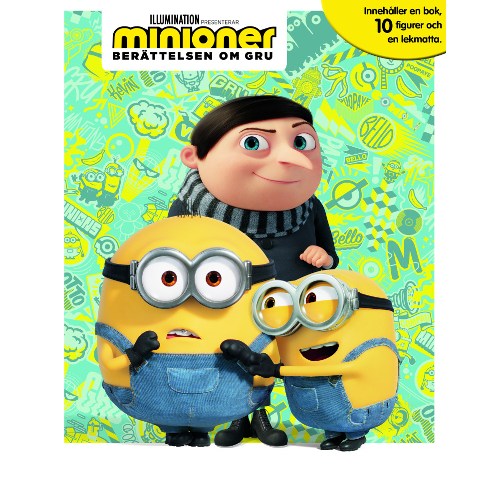 Minioner Berättelsen om GRU Busy Book (bok, board book) Karrusel Forlag Cargo Int Aps