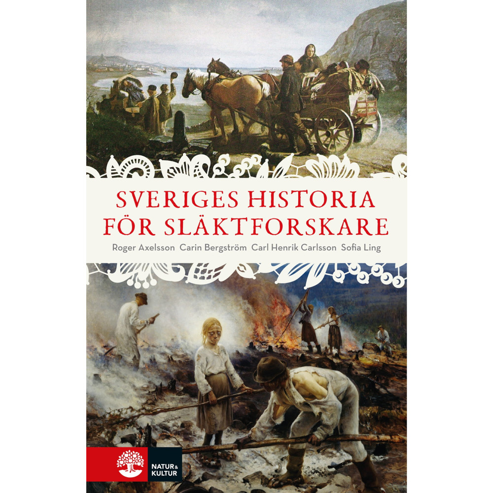 Sveriges historia för släktforskare (bok, danskt band)