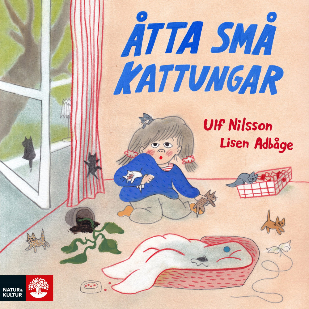 Åtta små kattungar (inbunden) Ulf Nilsson
