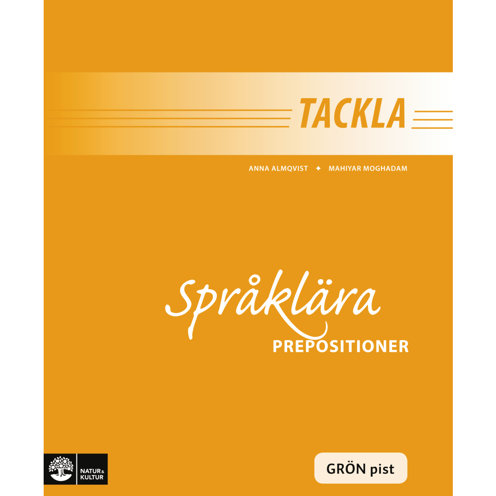 Tackla Språklära Prepositioner Blå pist (häftad) Anna Almqvist