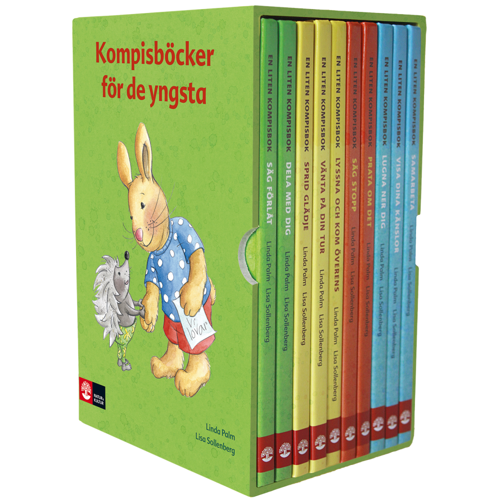 Kompisböcker för de yngsta, 10 titlar (inbunden) Linda Palm