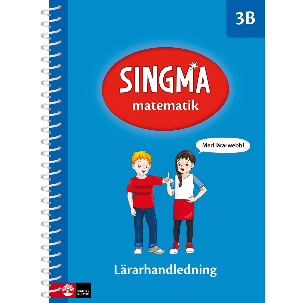 Singma matematik 3B Lärarhandledning med lärarwebb (bok, spiral)