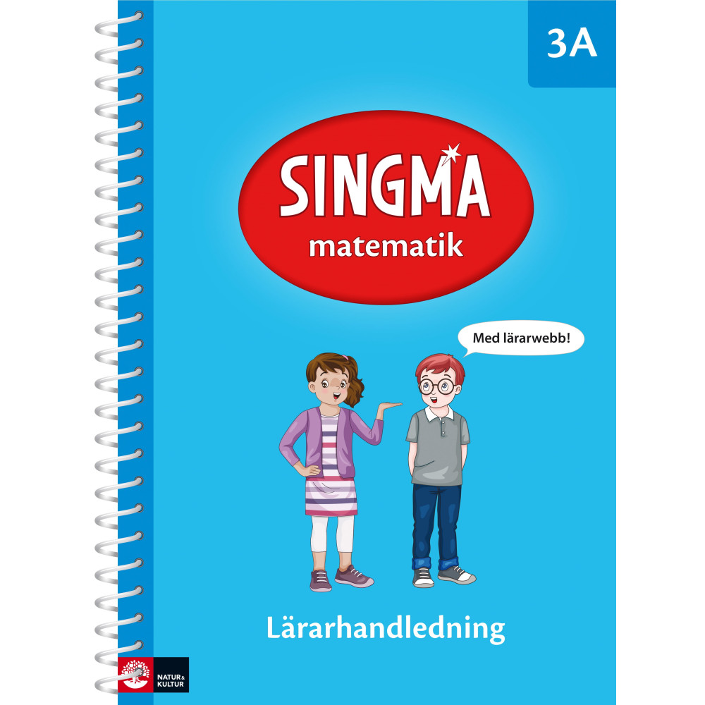 Singma matematik 3A Lärarhandledning med lärarwebb (bok, spiral)