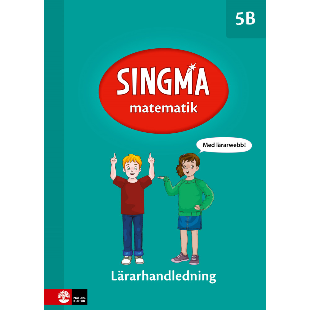 Singma matematik 5B Lärarhandledning med lärarwebb 12 mån (bok, spiral)