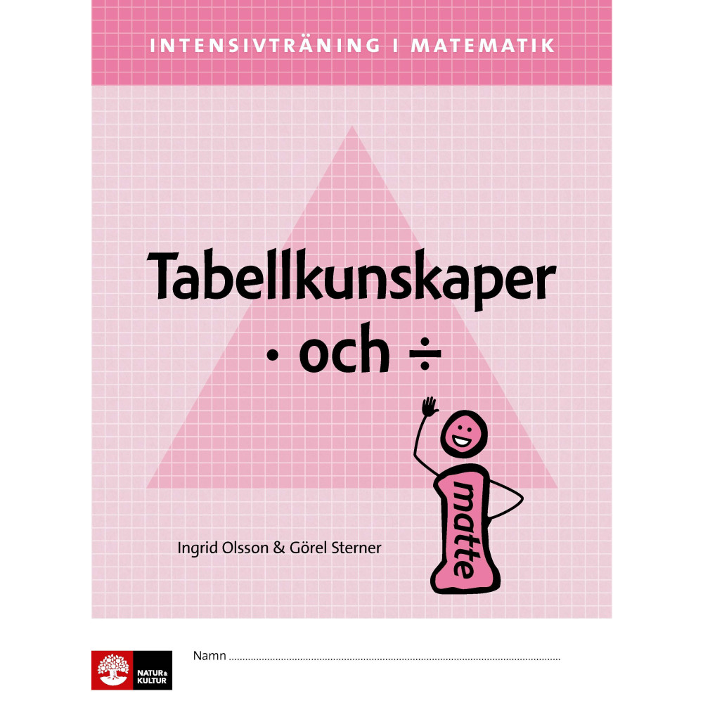 Intensivträning i ma 4-6 Tabellkunskaper multiplikation och division Elevhäfte (häftad)