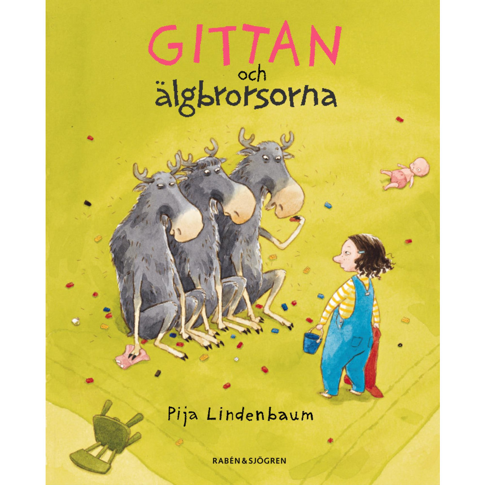 Gittan och älgbrorsorna (bok, kartonnage) Rabén & Sjögren