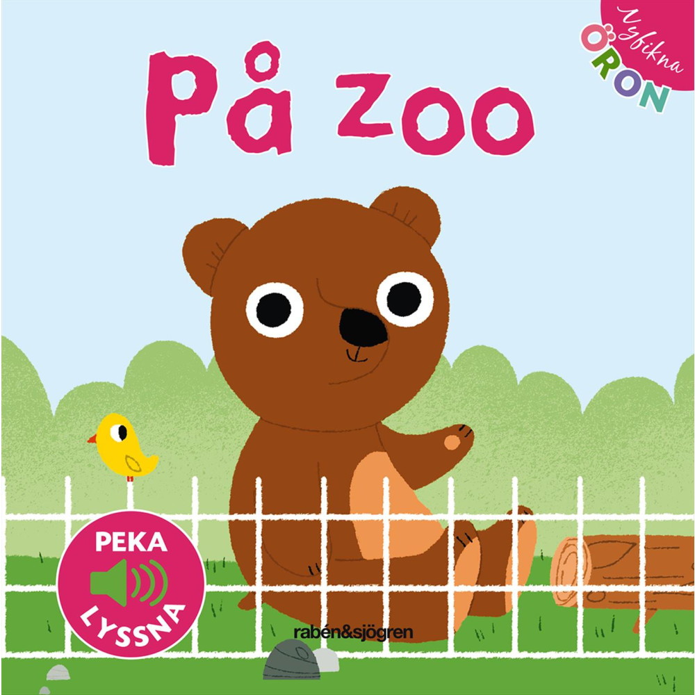 På zoo. Peka - lyssna (bok, board book) Rabén & Sjögren