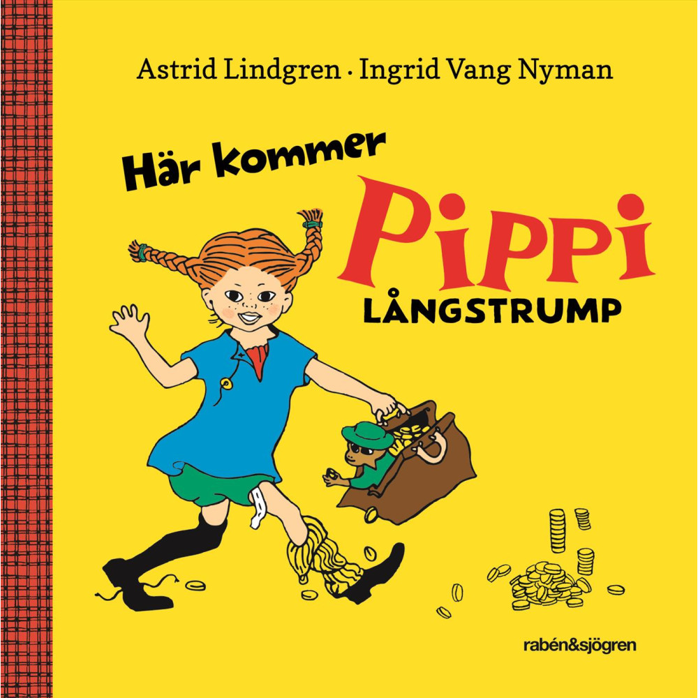 Här kommer Pippi Långstrump (bok, board book) Astrid Lindgren