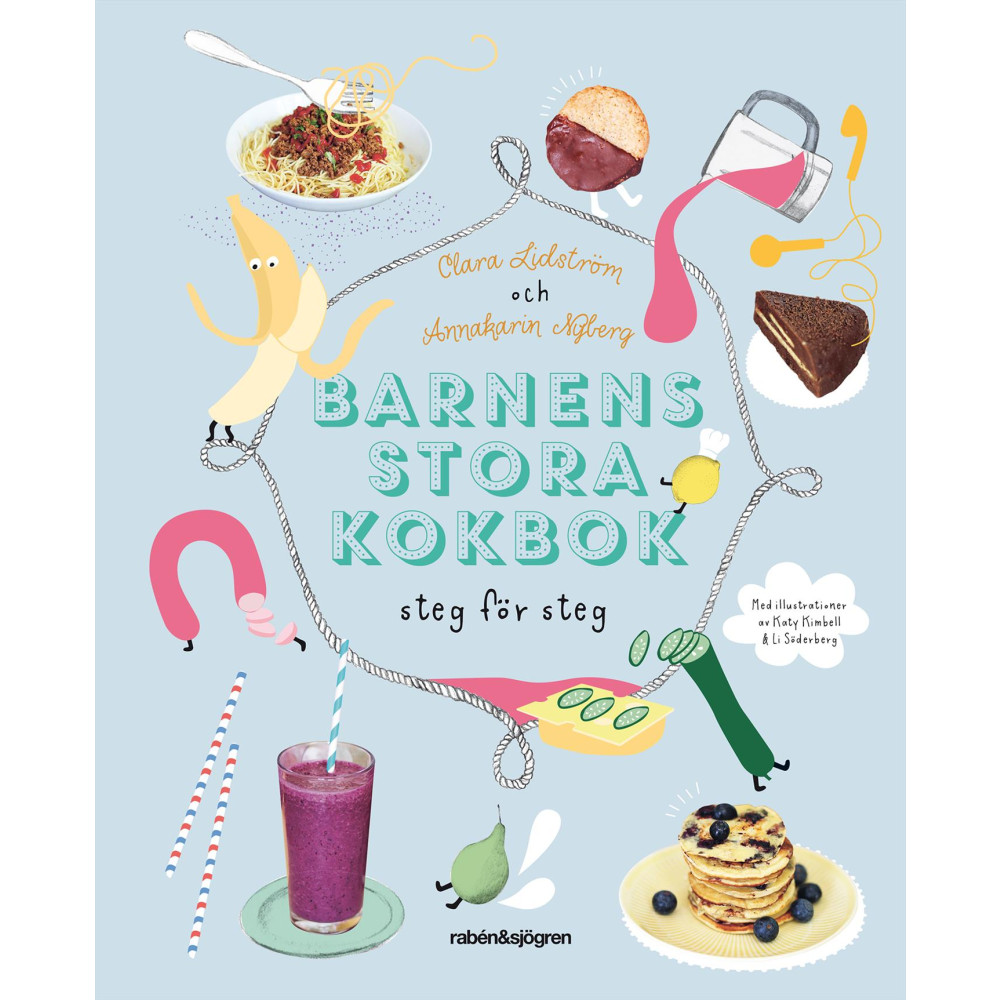 Barnens stora kokbok : steg för steg (inbunden) Clara Lidström