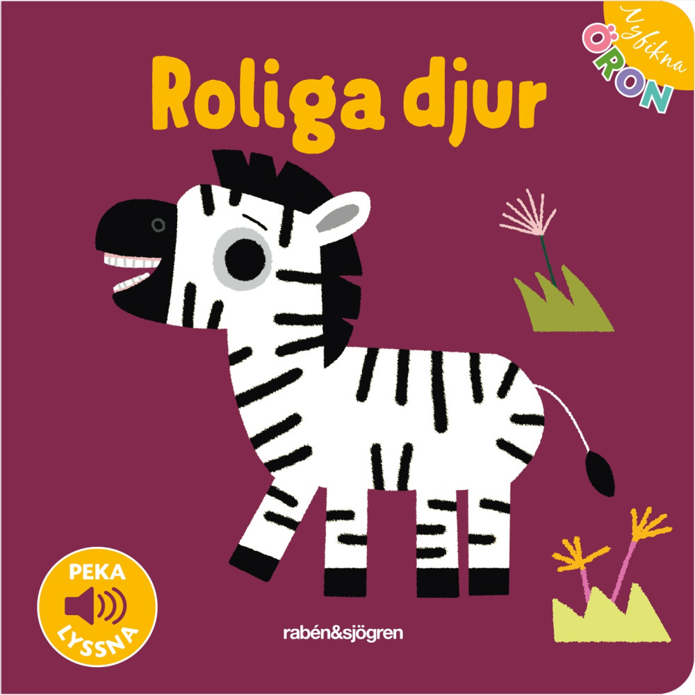 Roliga djur. Peka - lyssna! (bok, board book) Rabén & Sjögren