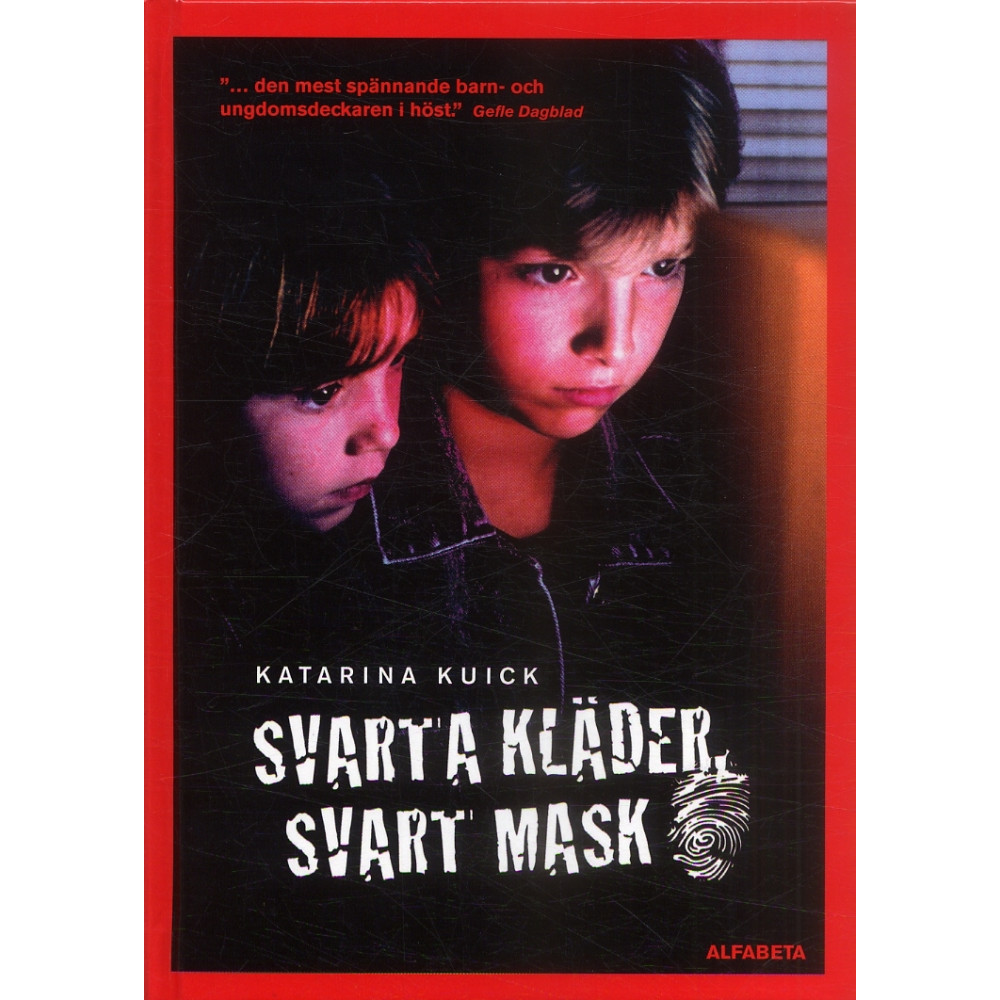 Svarta kläder, svart mask (bok, kartonnage) Katarina Kuick