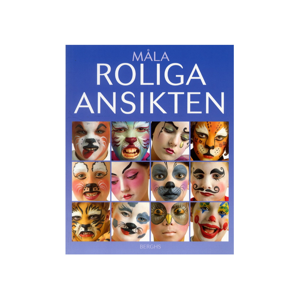 Måla roliga ansikten (häftad) Chris Caudron