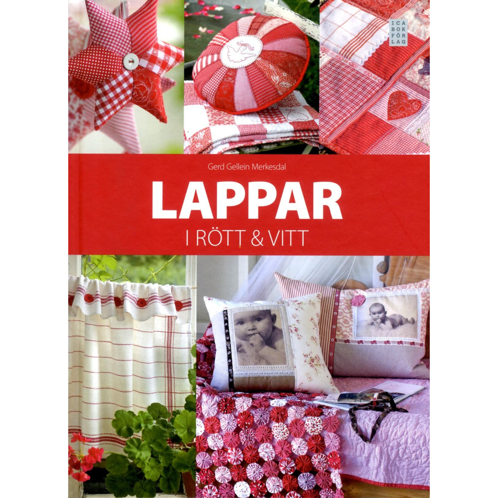 Lappar i rött och vitt (inbunden) Ica Bokförlag