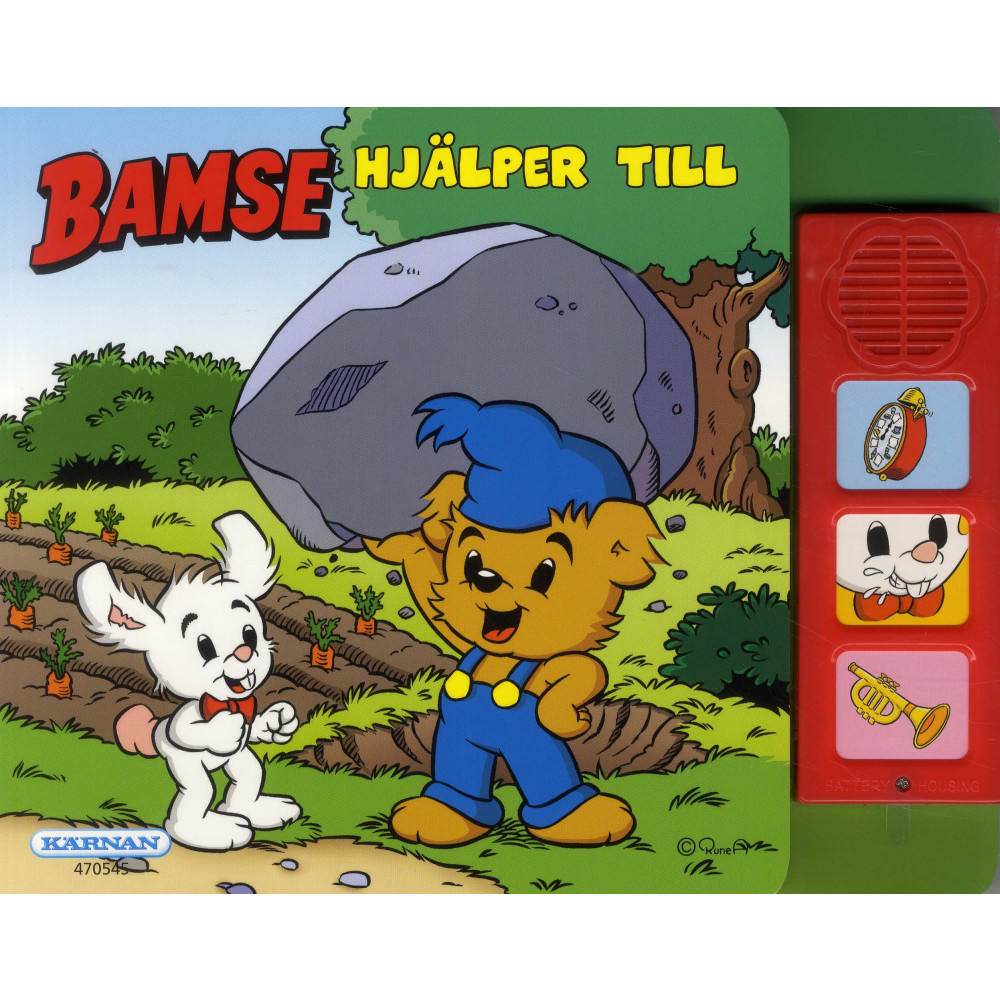 Bamse hjälper till (bok, board book) Joakim Gunnarsson