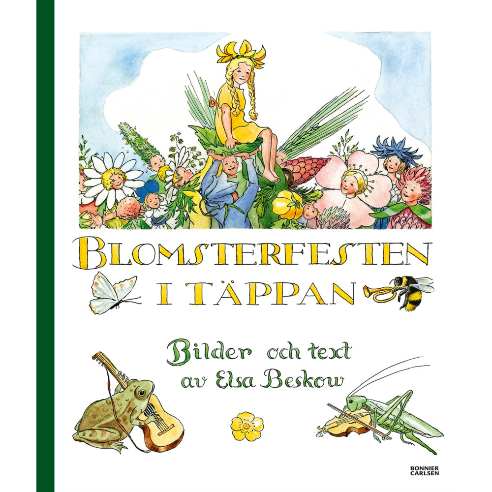 Blomsterfesten i täppan (bok, halvklotband) Elsa Beskow