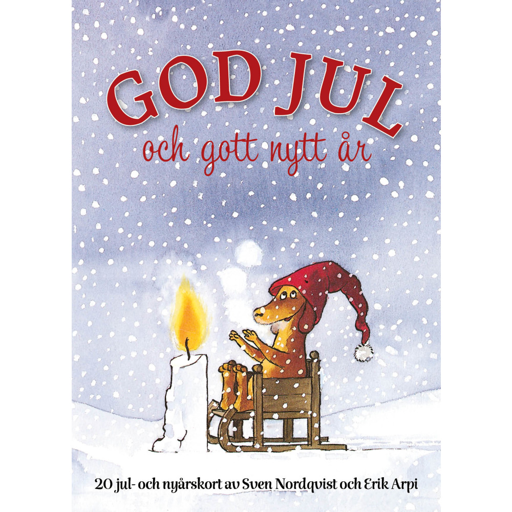 God Jul och Gott Nytt År - Vykortsbok (bok) Erik Arpi