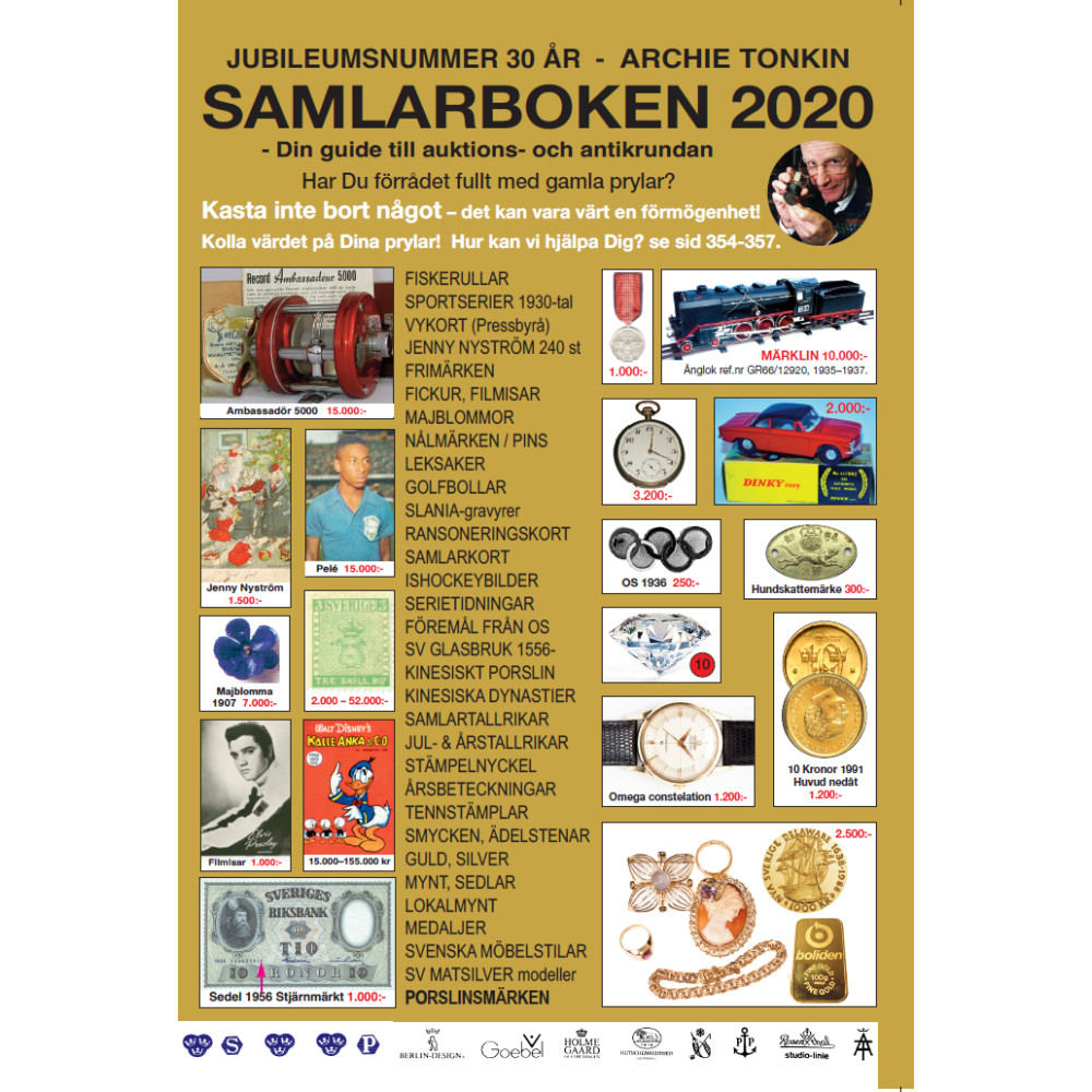 Samlarboken 2020 Nr 30 Jubileumsnummer (häftad) Archie Tonkin