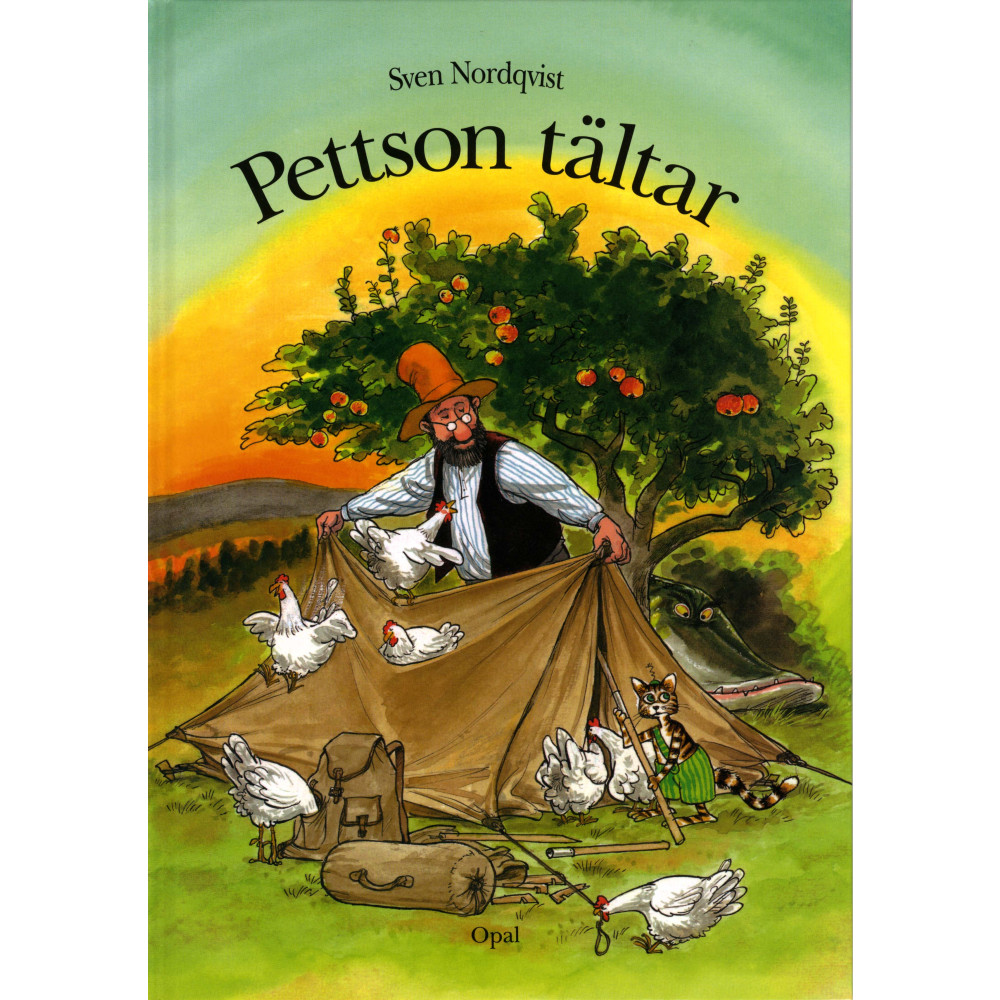 Pettson tältar (inbunden) Sven Nordqvist