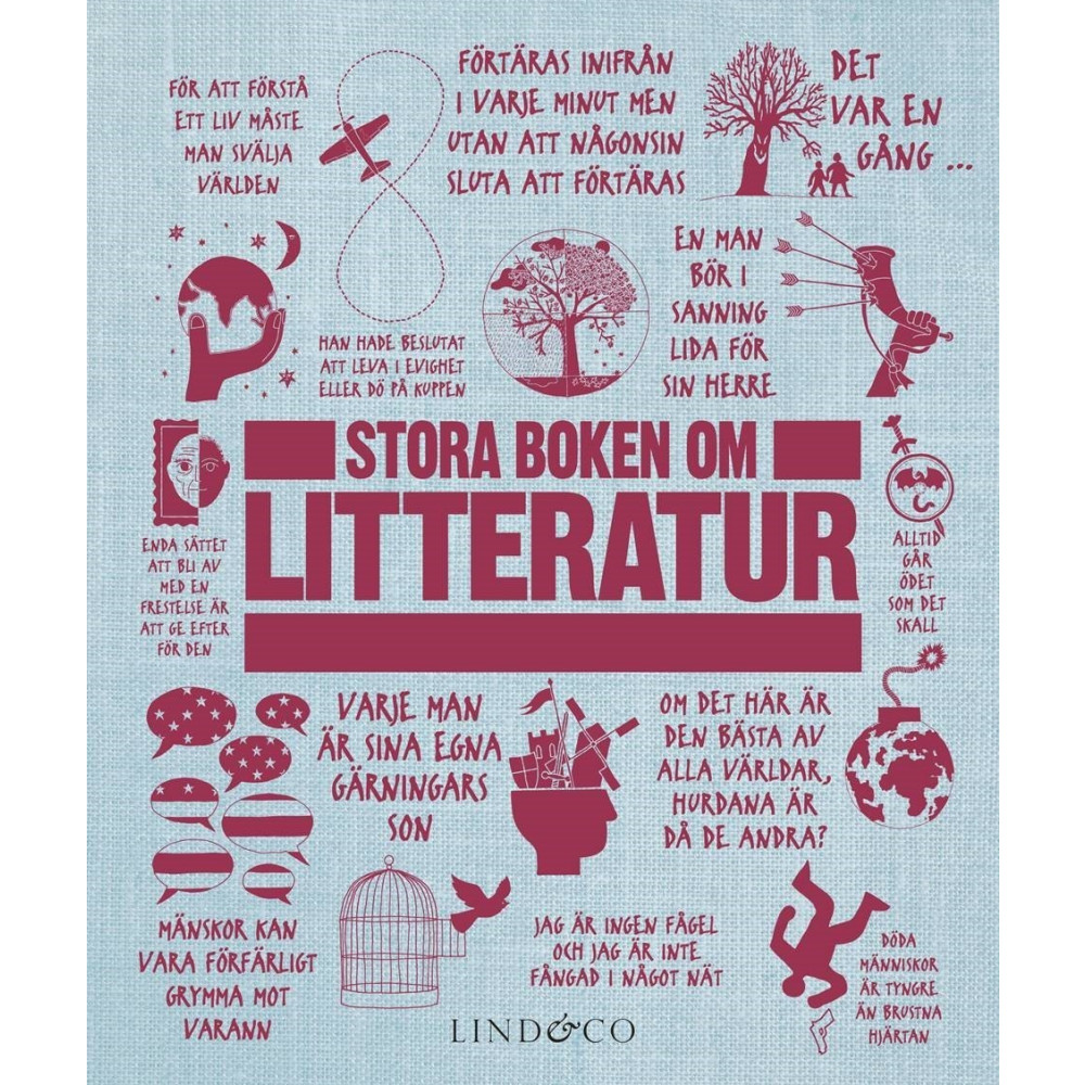 Stora boken om litteratur (bok, kartonnage) Lind & Co