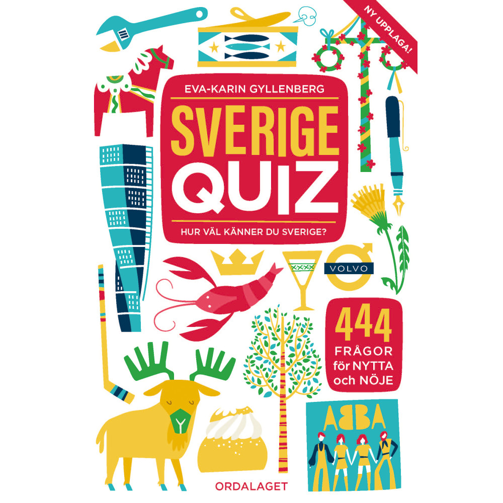 Sverigequiz : hur väl känner du Sverige? (bok, danskt band) Eva-Karin Gyllenberg