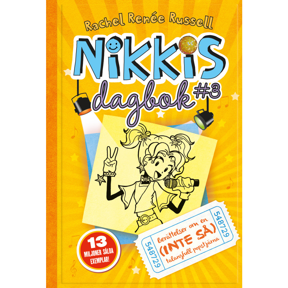 Nikkis dagbok #3 : berättelser om en (inte så) talangfull popstjärna (inbunden) Rachel Renee Russell