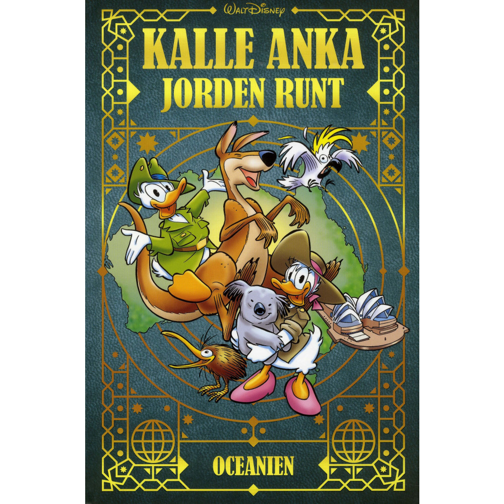 Kalle Anka Jorden runt, bok 4 Oceanien (bok, kartonnage) Egmont Publishing AB