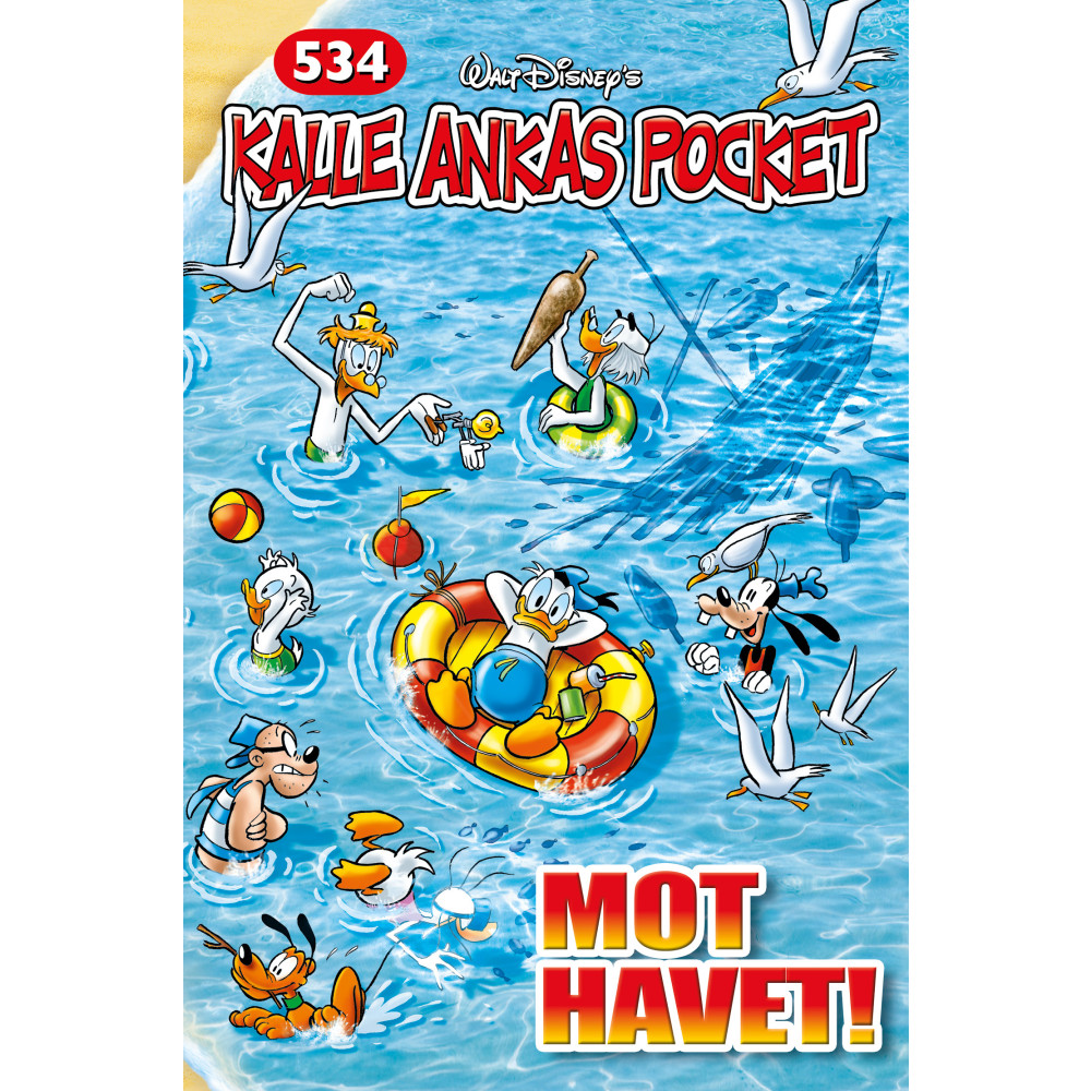 Kalle Ankas Pocket 534. Mot havet! (häftad) Egmont Story House