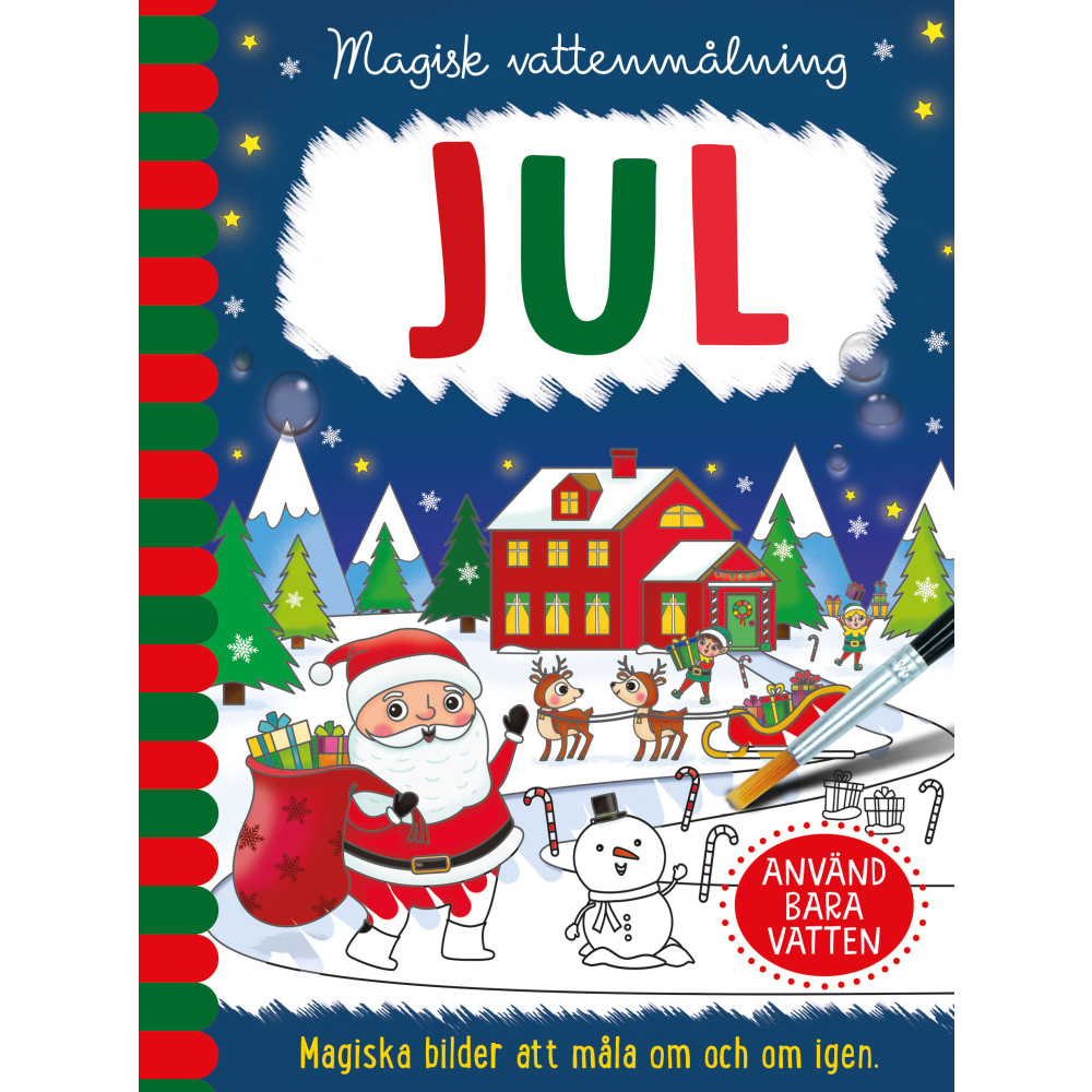 Magisk vattenmålning. Jul (bok, board book) Barthelson Förlag