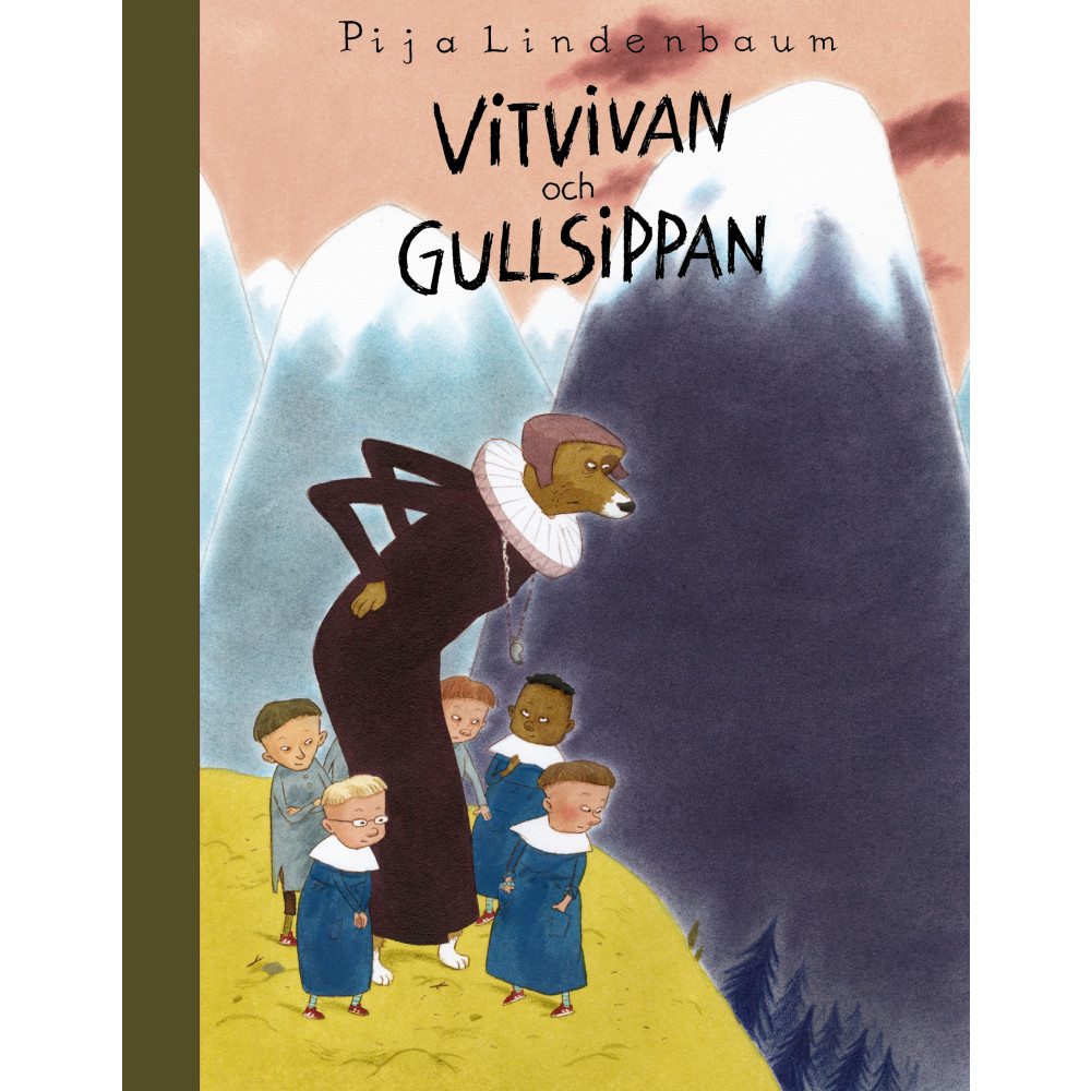 Vitvivan och Gullsippan (bok, halvklotband) Pija Lindenbaum