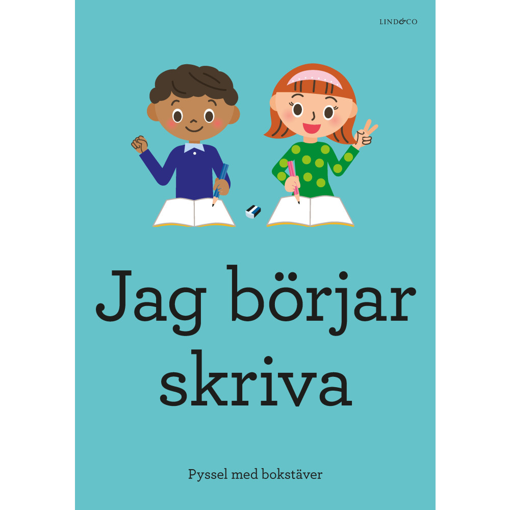 Jag börjar skriva : pyssel med bokstäver (häftad) Sten Johnson