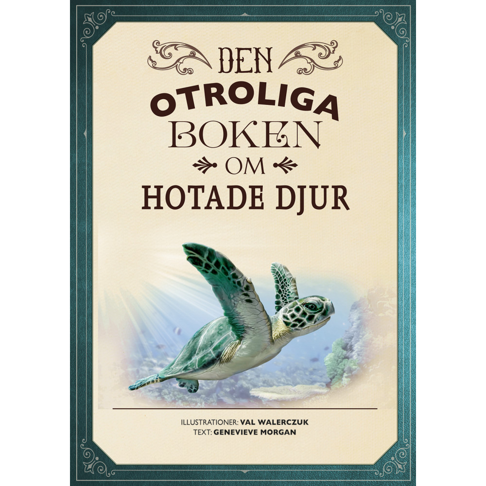 Den otroliga boken om hotade djur (inbunden) Genevieve Morgan
