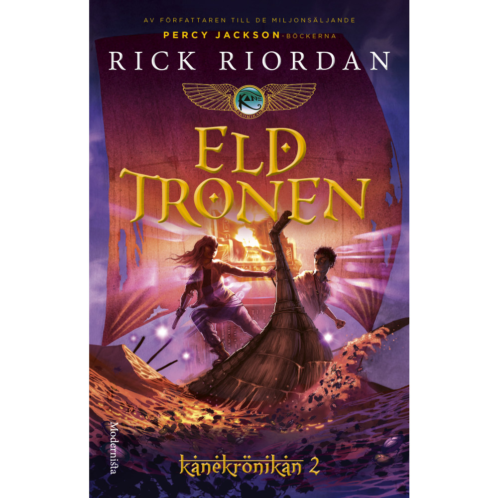 Eldtronen (bok, storpocket) Modernista