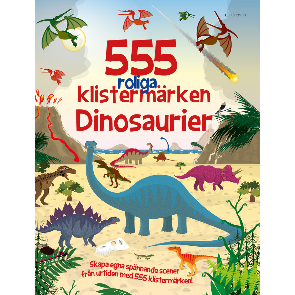 555 roliga klistermärken. Dinosaurier (häftad) Susan Mayes