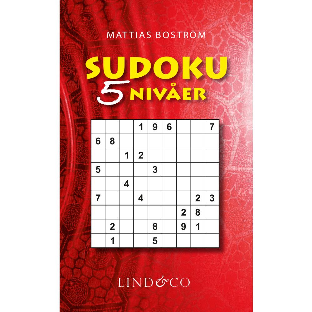 Sudoku : 5 nivåer (häftad) Mattias Boström