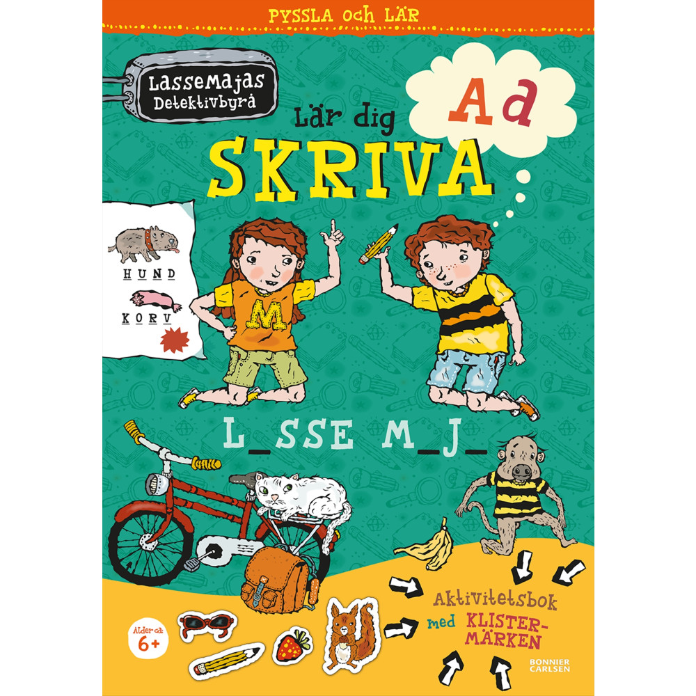 LasseMajas detektivbyrå lär dig skriva (häftad) Martin Widmark