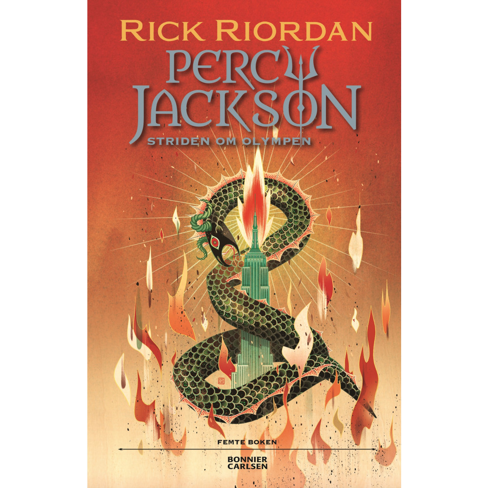 Striden om Olympen (bok, danskt band) Rick Riordan