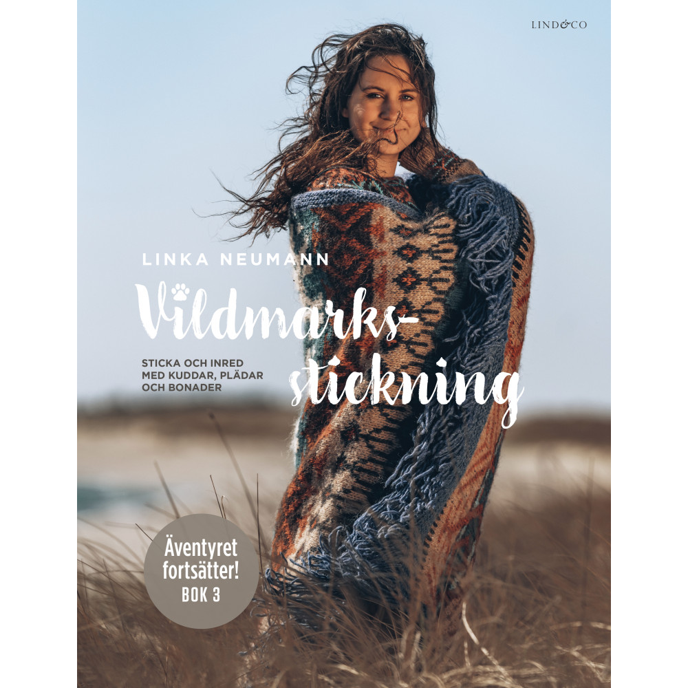 Vildmarksstickning : sticka och inred med kuddar, plädar och bonader (inbunden) Linka Neumann