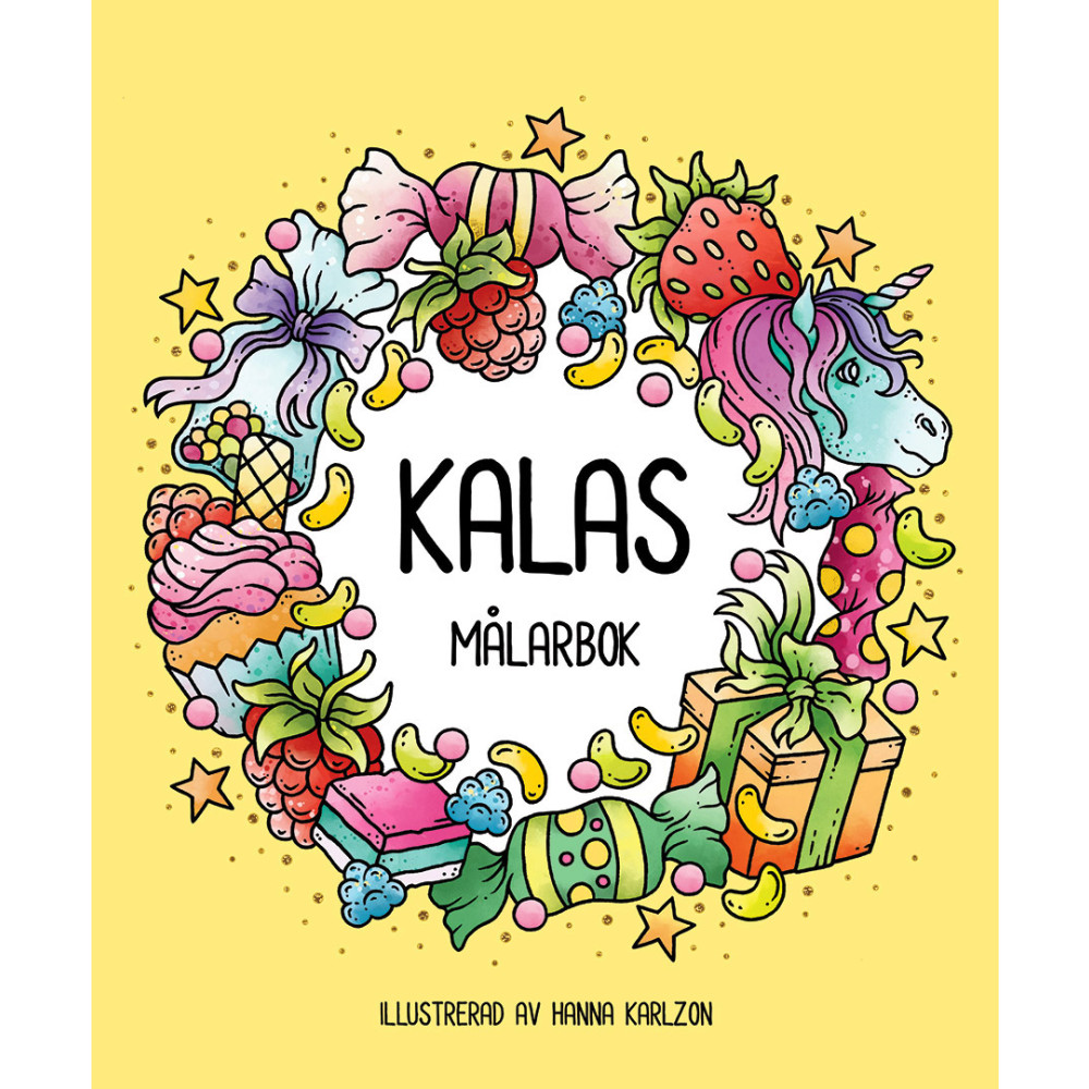 Kalas - målarbok (häftad) Hanna Karlzon