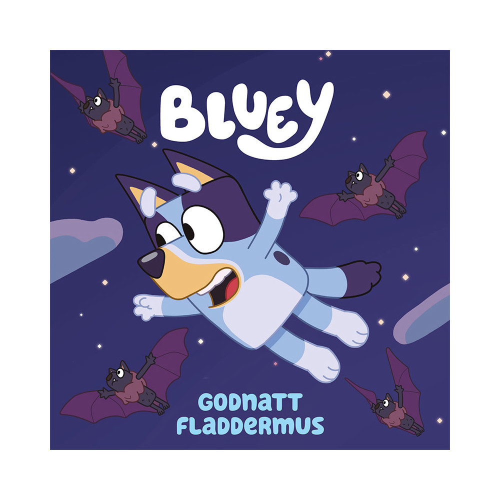 Bluey. Godnatt fladdermus (inbunden) Tukan Förlag