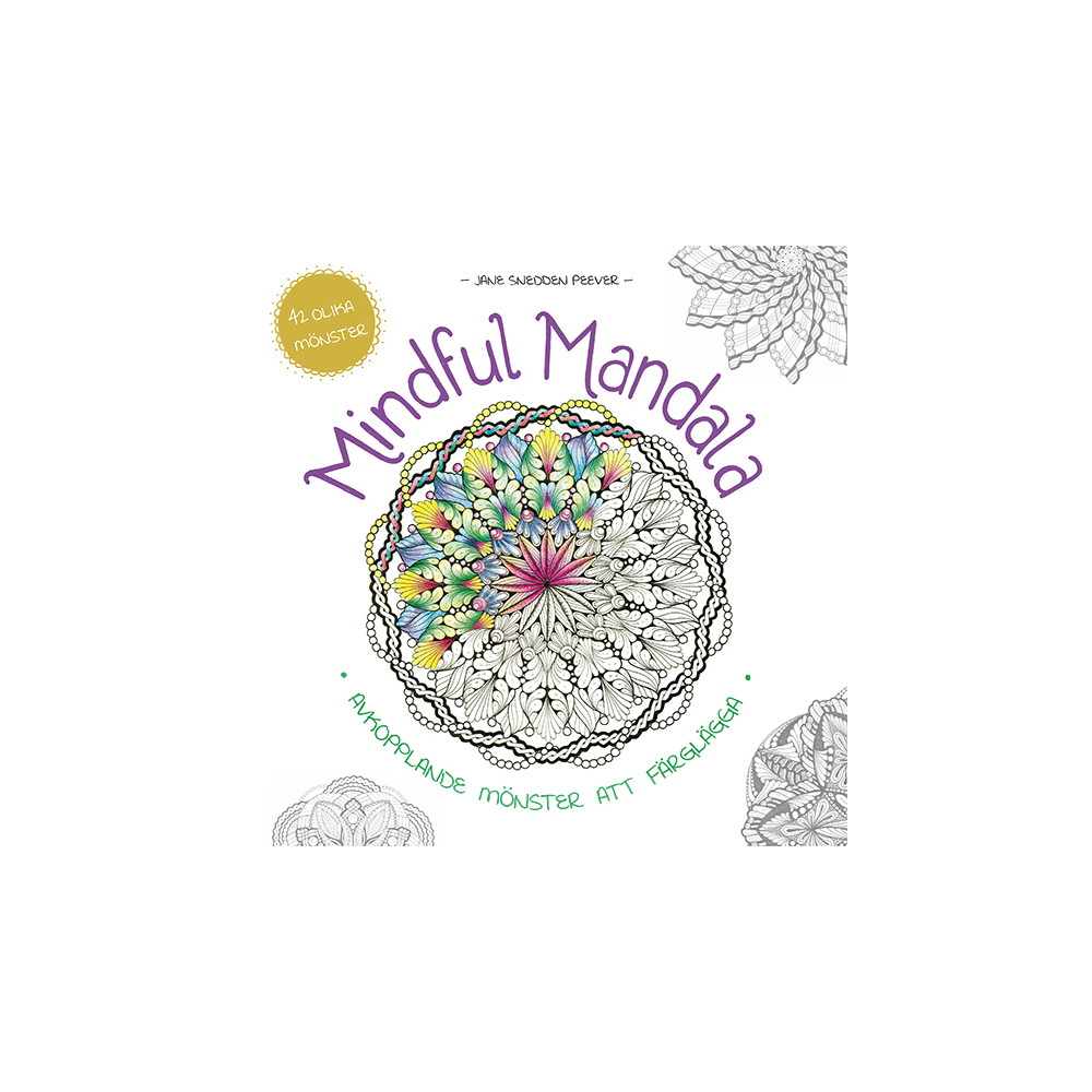 Mindful mandala (bok, danskt band) Jane Snedden Peever