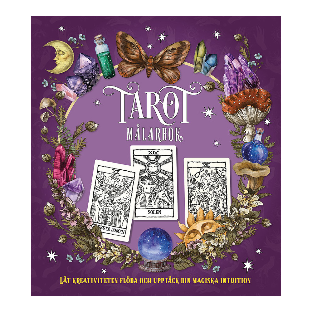 Tarot målarbok (häftad) Tukan Förlag