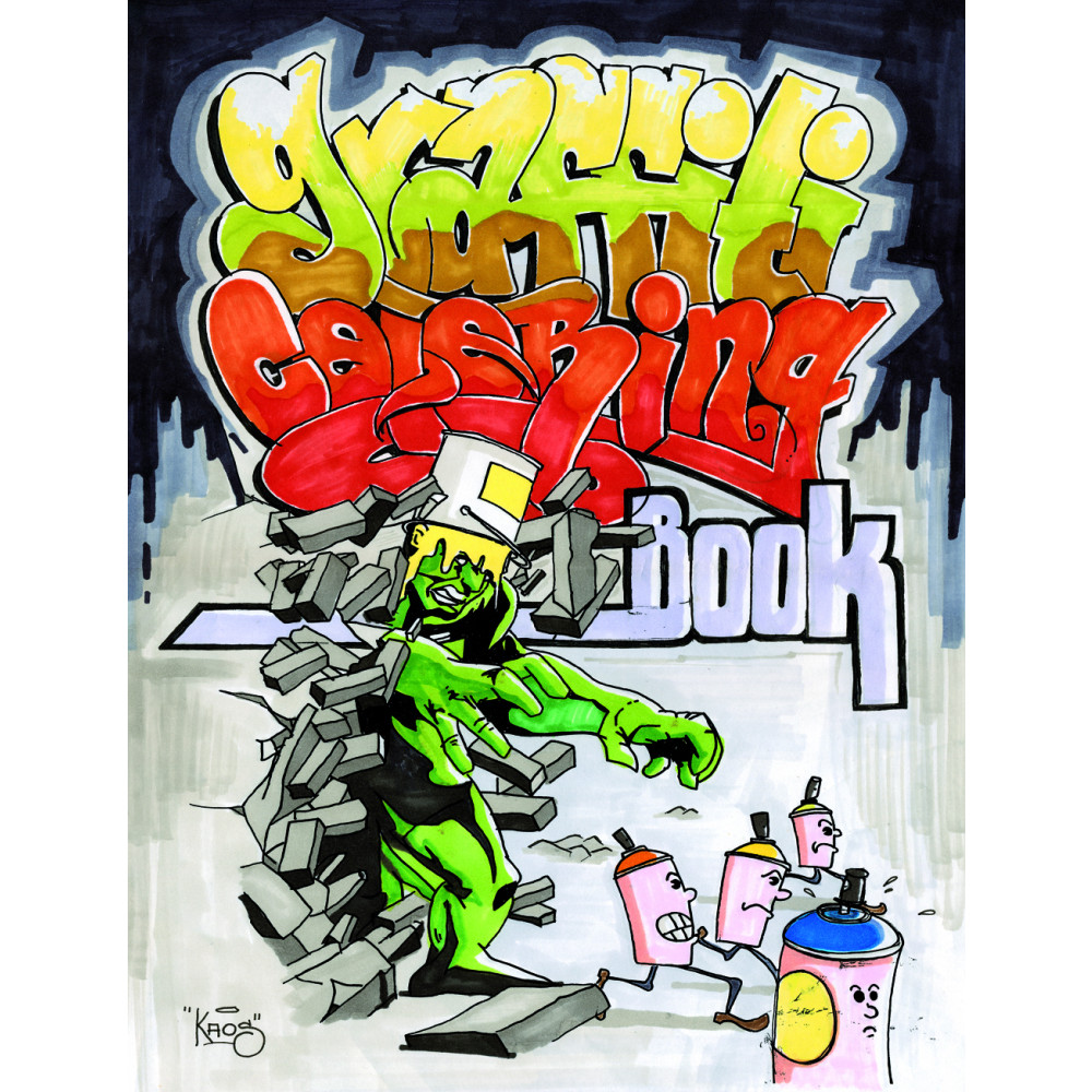 Graffiti Coloring Book (häftad, english) Uzi Wufc