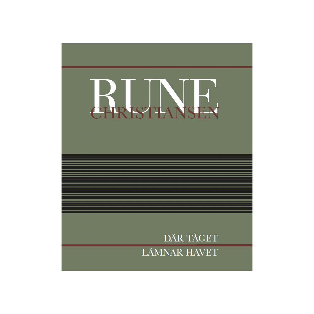 Där tåget lämnar havet (bok, danskt band) Rune Christiansen