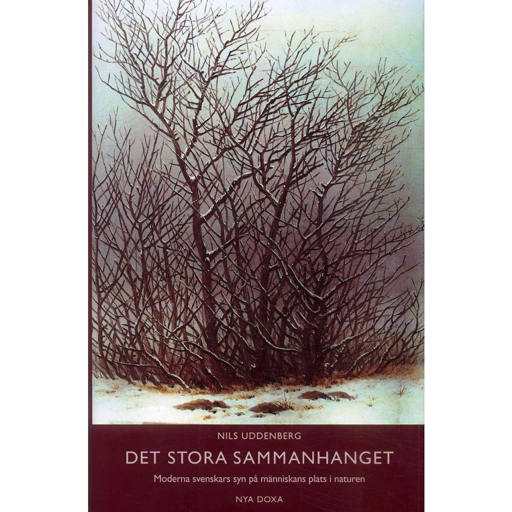 Det stora sammanhanget - Moderna svenskars syn på människors plats i nature (inbunden) Nils Uddenberg