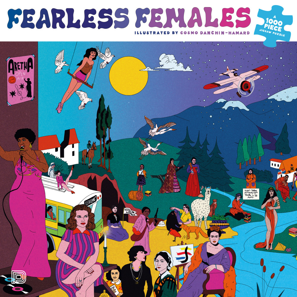 Fearless Females: A 1000 Piece Jigsaw Puzzle (bok, english) Dokument Press
