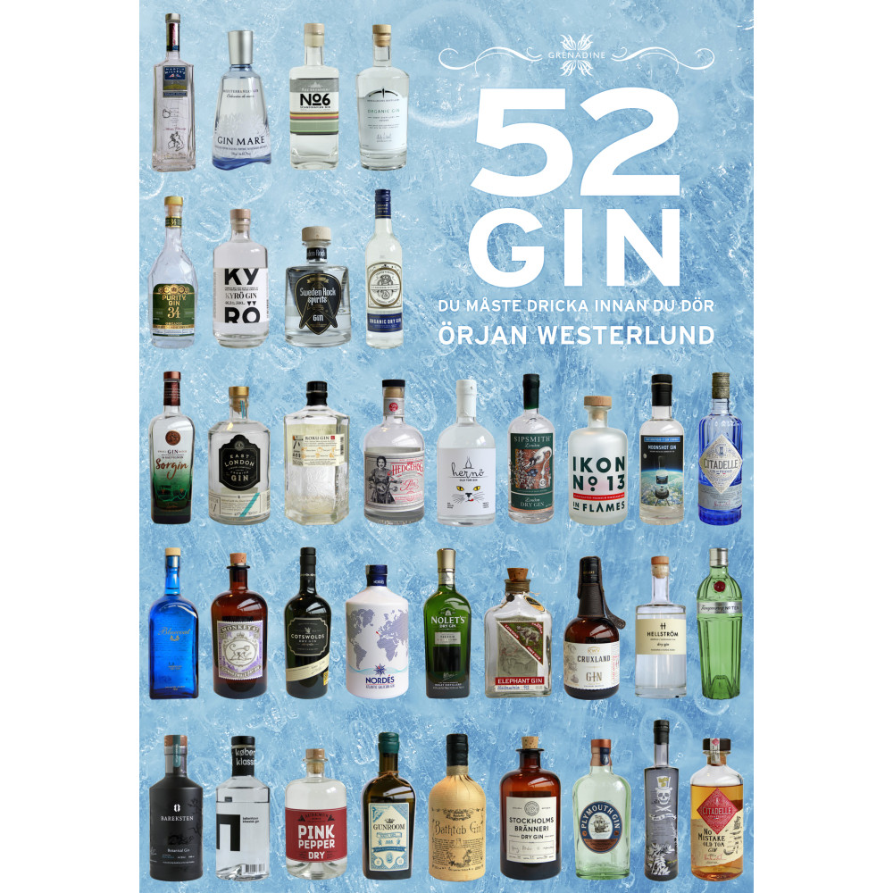 52 gin du måste dricka innan du dör (inbunden) Örjan Westerlund